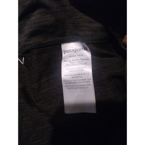 Patagonia Leggings Womens Extra Large Gray Shorts Drawstring Workout - Picture 5 of 7